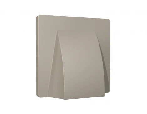 Лицевая панель для вывода кабеля (серо-бежевый матовый) Ambrella Volt QUANT AP3758