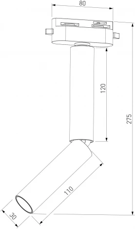 Трековый светильник однофазный Elektrostandard Pika 85112/01 белый 6W 4000K (LED, 220V)