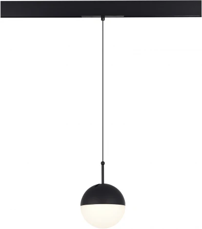 Магнитный трековый светильник ST Luce Skyline 48 ST681.446.07 Черный LED 1*7W 48V