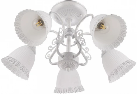 Потолочная люстра на штанге Arte Milano AM340800 340800/5 WT+SL (220V)