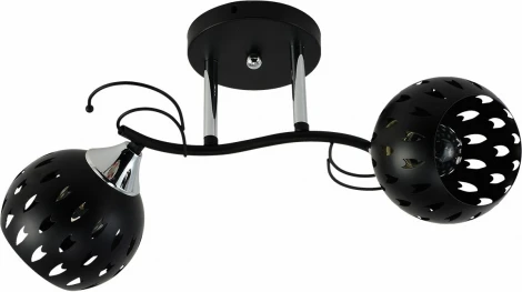 Потолочная люстра на штанге Reluce 01314-0.3-02 BK+CR (220V)