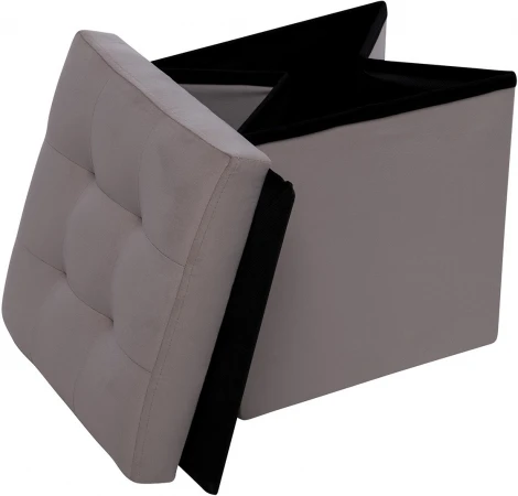 Пуф Leset Плуто складной с крышкой (МДФ,Велюр) арт.4687205418142