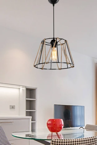 Подвесной светильник TopLight Georgiana TL1607H-01BK (220V, на проводе)