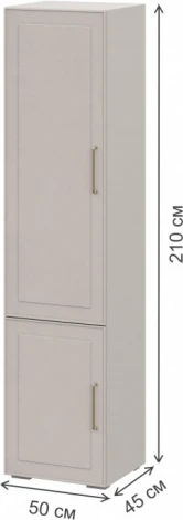 Шкаф Мотру П-500 (Мотру П-500 кашемир / шампань) Woodville арт.584204