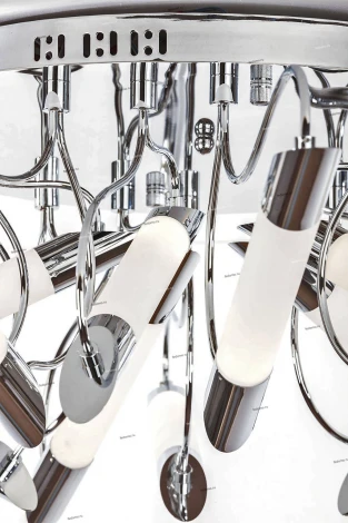 Потолочная люстра IDLamp Milada 401/9PF-LEDChrome