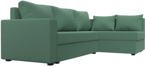 Диван угловой Мансберг правый угол (Зеленый/Рогожка) Лига Диванов арт.121540