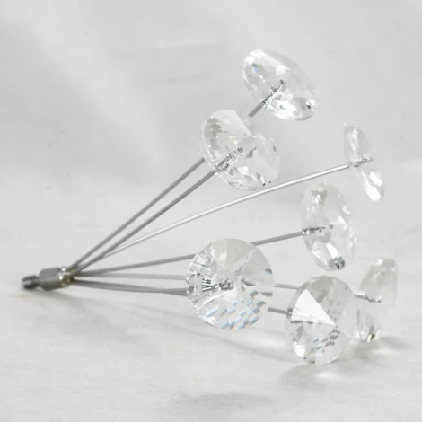 Люстра подвесная LSP-8462 (220V, хрусталь, на тросе, шар, IP21)