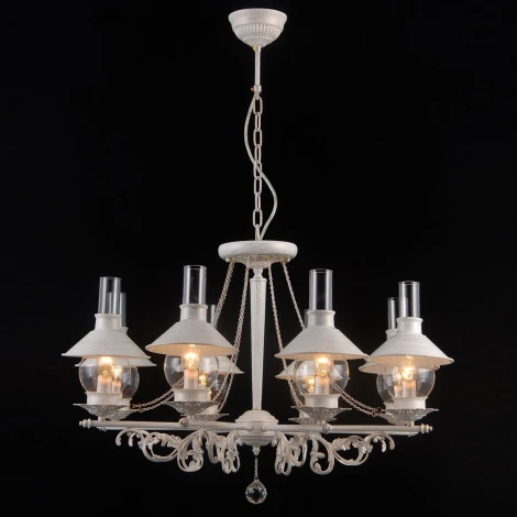 Подвесная люстра Natali Kovaltseva Alabarda 75052/8C IVORY