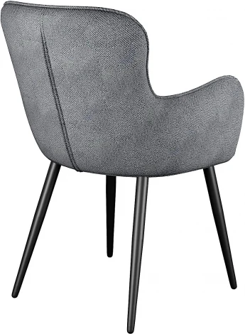 Стул DikLine 503 поворотный SB6 св.сер, ножки черные арт.00-00076327