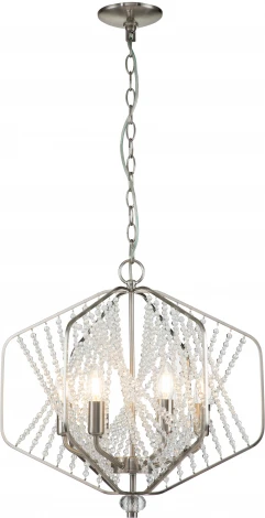 Подвесной светильник Ballo V000276 (12004/6P Nickel) (220V, на цепи)