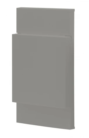 Накладка с крышкой на розетку 220V с/з со шторками винтовой зажим 16A (серый матовый) Meiton AS04P