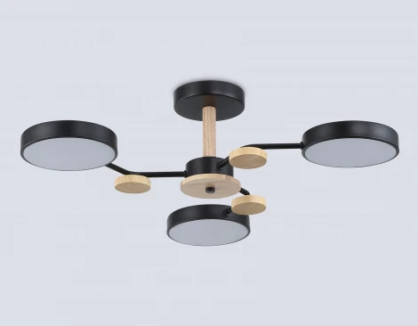 Потолочная люстра светодиодная на штанге с регулировкой цветовой температуры Ambrella COMFORT FL4857 (220V)