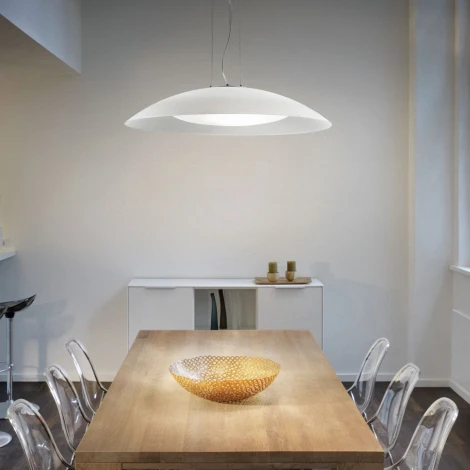 Подвесной светильник SP3 D64 Ideal Lux Lena BIANCO