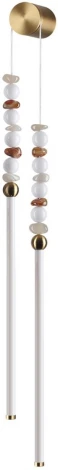 Настенный светильник Odeon Light Monella 6640/16WL бронзов/белый/металл/акрил LED 16W 3500K 220V