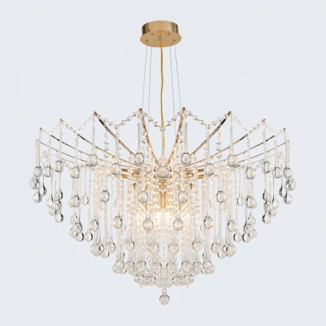 Подвесная люстра хрустальная Modelux MODELUX ML.6761.10 GD