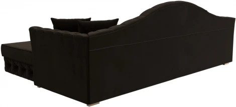 Диван угловой Артис правый угол (Коричневый/Микровельвет) Лига Диванов арт.121597