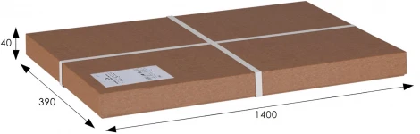 Зеркало настенное BeautyStyle 9 серый графит 138 см х 35 см от фабрики Mebelik