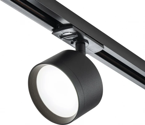 Трековый светильник однофазный Escada 20002 51x15Вт GX53, металл, черный матовый (220V, круглые)