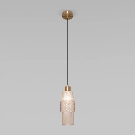 Подвесной светильник Eurosvet Soho 50209/1 бронза (220V, на проводе, круглые)
