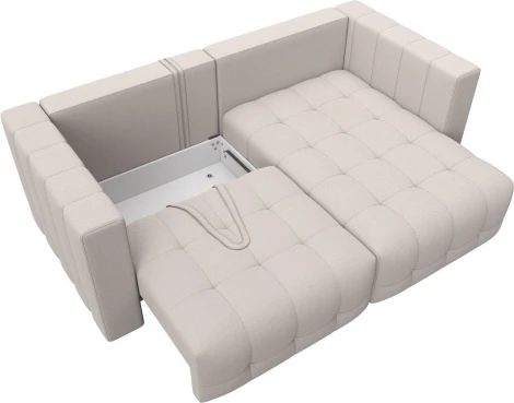 Диван угловой Лига-052 НПБ угол универсальный Лига Диванов (Замша) арт.128817