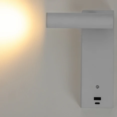 Спот для чтения Citilux Декарт CL704430 с USB (LED, 220V, выключатель)