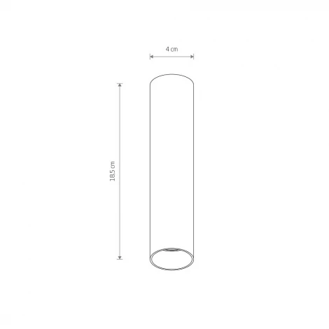 Потолочный светильник Nowodvorski Fourty S Black 10735
