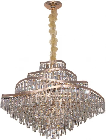 Подвесная люстра Citilux Naiad CL315192 (220V, хрусталь, подвески, на цепи)