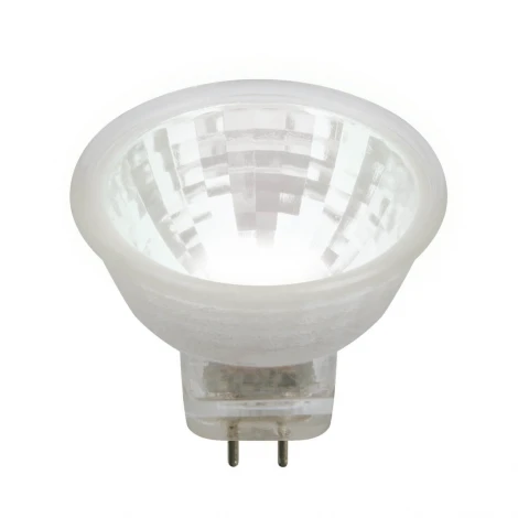 Лампочка светодиодная GU4 3W полусфера прозрачная Uniel LED-MR11-3W/NW/GU4 GLZ21TR
