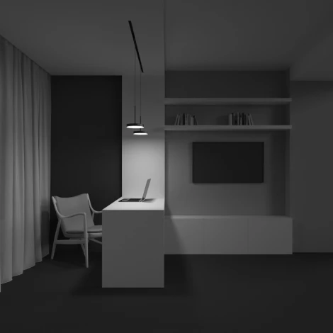 Трековый светильник магнитный 48V Dim Smart Maytoni Plato TR123-4-15W-DS-B (LED, круглые)