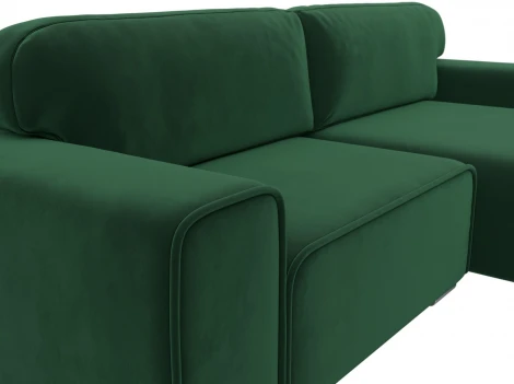 Диван угловой Лига-029 правый угол (Зеленый/Велюр) Лига Диванов арт.121926