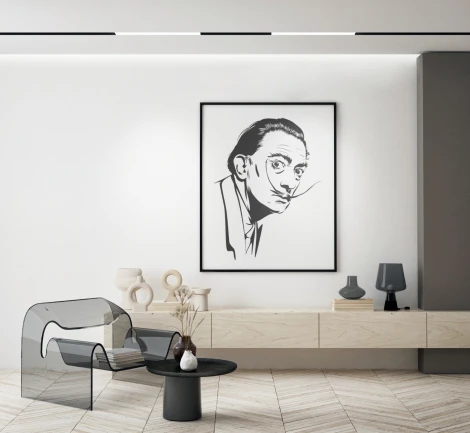 Трековый светильник Denkirs Smart DK8005-BK (LED, 220V, пульт управления)