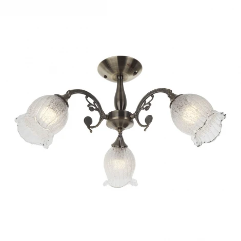 Потолочная люстра IDLamp Ernest 288/3PF-Oldbronze