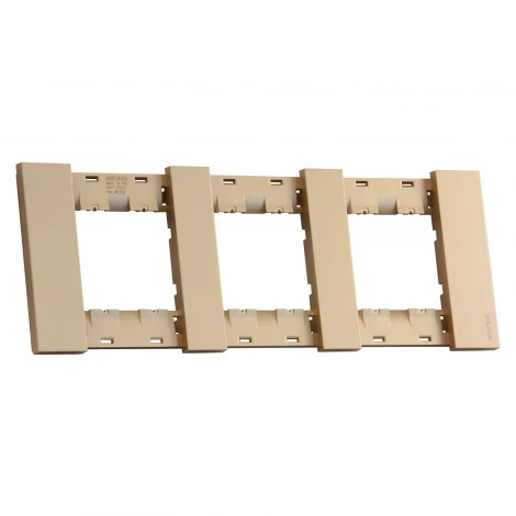 Рамка 3-ая шампань матовый Meiton AA4802M3ACH