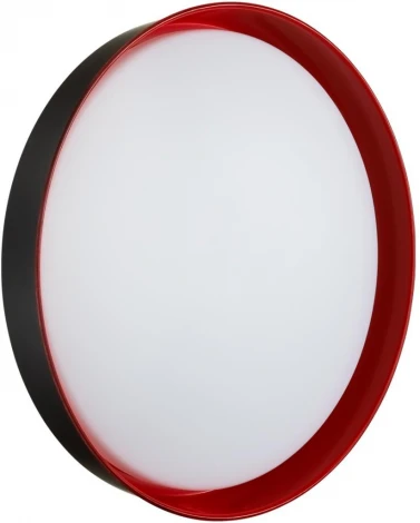 Настенно-потолочный светильник Sonex Tuna Red 7710/EL пластик/белый/красный LED 70Вт 3000-6000К D500 IP43 пульт ДУ (220V, круглые)