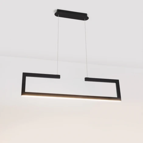 Подвесной линейный светильник LED SP-MARQUO-S770x70-20W Warm3000 (BK, 120 deg) (Arlight, IP20 Металл) 028203