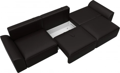 Диван прямой Лига-048 НПБ Лонг Лига Диванов (Экокожа) арт.128250