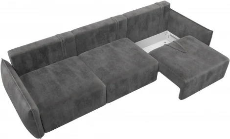 Диван прямой Лига-051 НПБ Лонг Лига Диванов (Велюр) арт.128641