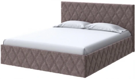 PROxSON Кровать Fresco (Ткань: Велюр Gratta 8 Брауни) 160x190