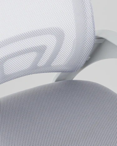 Кресло офисное TopChairs Simple SN серый пластик белый TopChairs УТ000042081