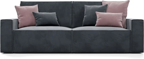 КОРСО-1 Диван прямой, серый D1 furniture арт.AAA41691004