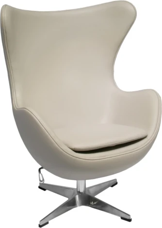 Кресло EGG STYLE CHAIR латте, экокожа Bradex Home (арт.RF 0606)