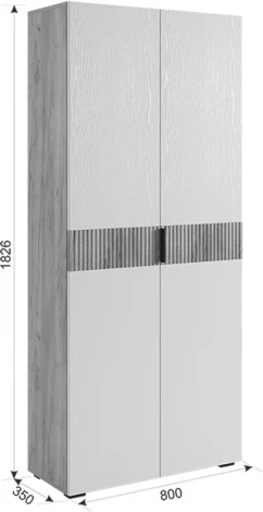 Гостиная Бери К2, цвет дуб крафт золотой/белое дерево Mebelson (арт.ГК02Бери.2563)
