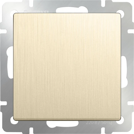 Выключатель одноклавишный (шампань рифленый) Werkel W1110010 (a051426)