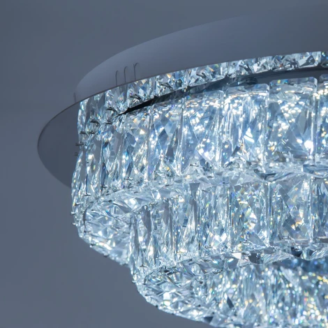 Потолочная люстра Eletto Olimpia EL330C80.1 (LED, 220V, хрусталь, пульт управления, круглые)