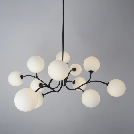 Потолочная люстра на штанге Zortes Blo ZRS.1178.12 (220V, шарики, IP21)