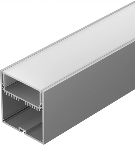 Профиль с экраном SL-LINE-7477-2500 ANOD+OPAL (Алюминий) 020468 Arlight SL-LINE