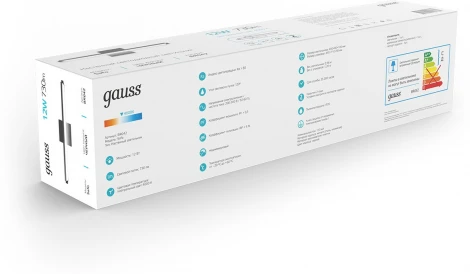Подсветка для зеркал Gauss Safo BR042 12W 730lm 400mm LED (220V, IP44)