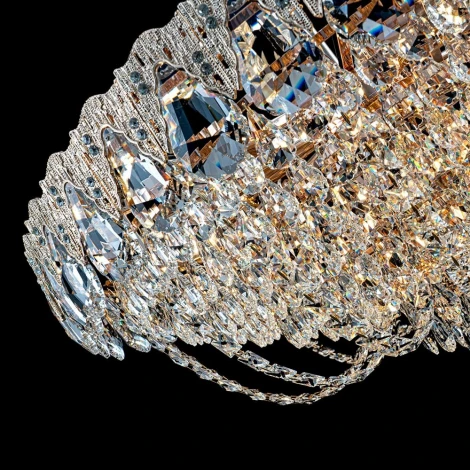 Подвесная люстра хрустальная Modelux MODELUX ML.8881.18P GD