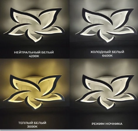 Потолочная люстра Seven Fires Lorens SF5018/6C-WT-RGB