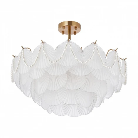 Потолочная люстра на штанге Arte Milano Rim 316008/D600 BS (220V, ракушка)